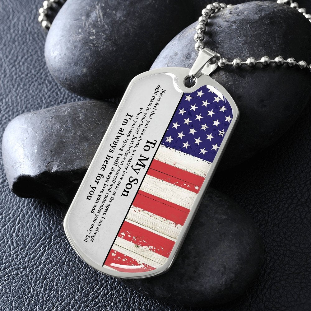 To My Son | I'm Always Here For You ✰ | Jewelry | A1014T, A1014TG, G007T, G007TG, lx-G007, PROD-1942166, PT-133, TNM-1, USER-43062 | TageUnlimited