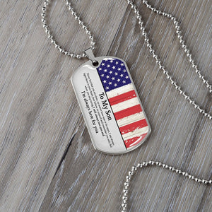 To My Son | I'm Always Here For You ✰ | Jewelry | A1014T, A1014TG, G007T, G007TG, lx-G007, PROD-1942166, PT-133, TNM-1, USER-43062 | TageUnlimited