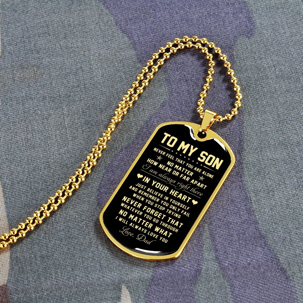 To My Son | Just Believe In Yourself | Jewelry | TageUnlimited