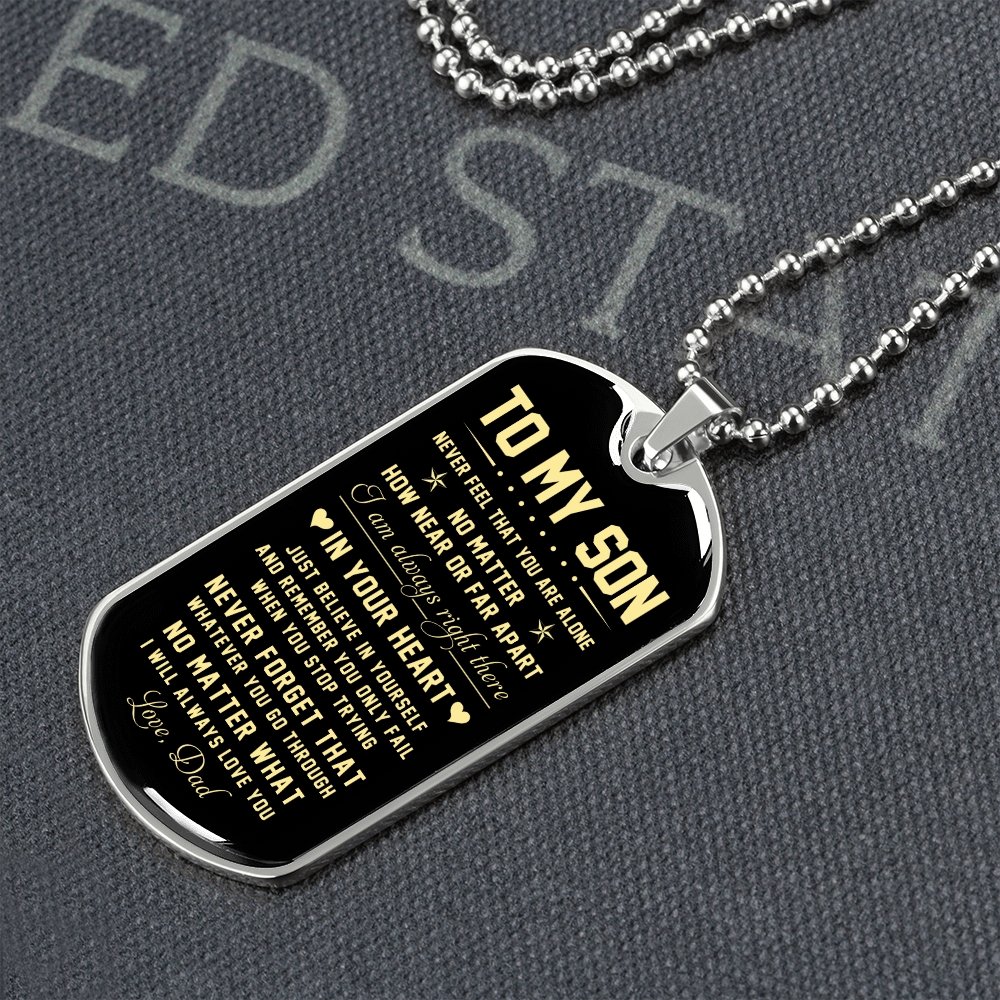 To My Son | Just Believe In Yourself | Jewelry | TageUnlimited