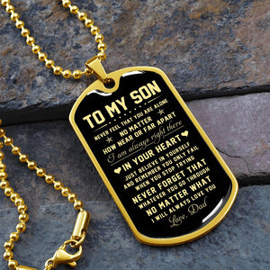 To My Son | Just Believe In Yourself | Jewelry | TageUnlimited