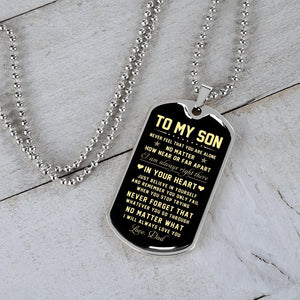 To My Son | Just Believe In Yourself | Jewelry | TageUnlimited