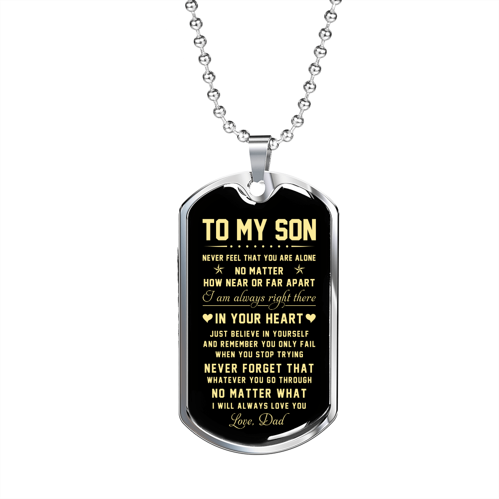 To My Son | Just Believe In Yourself | Jewelry | TageUnlimited