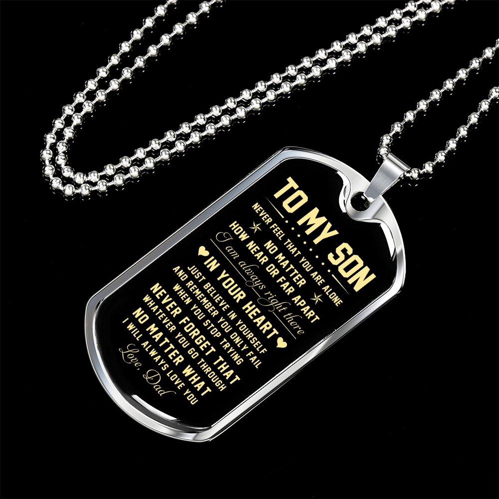 To My Son | Just Believe In Yourself | Jewelry | TageUnlimited