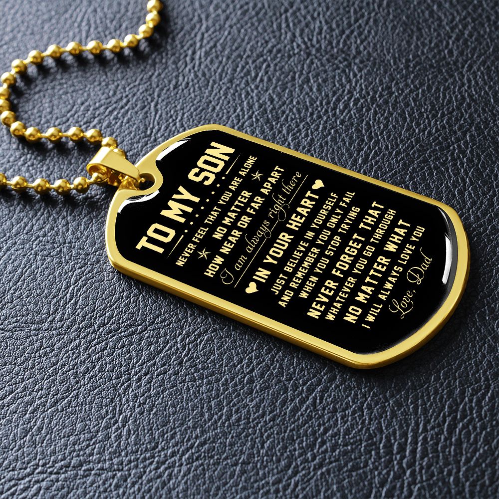To My Son | Just Believe In Yourself | Jewelry | TageUnlimited