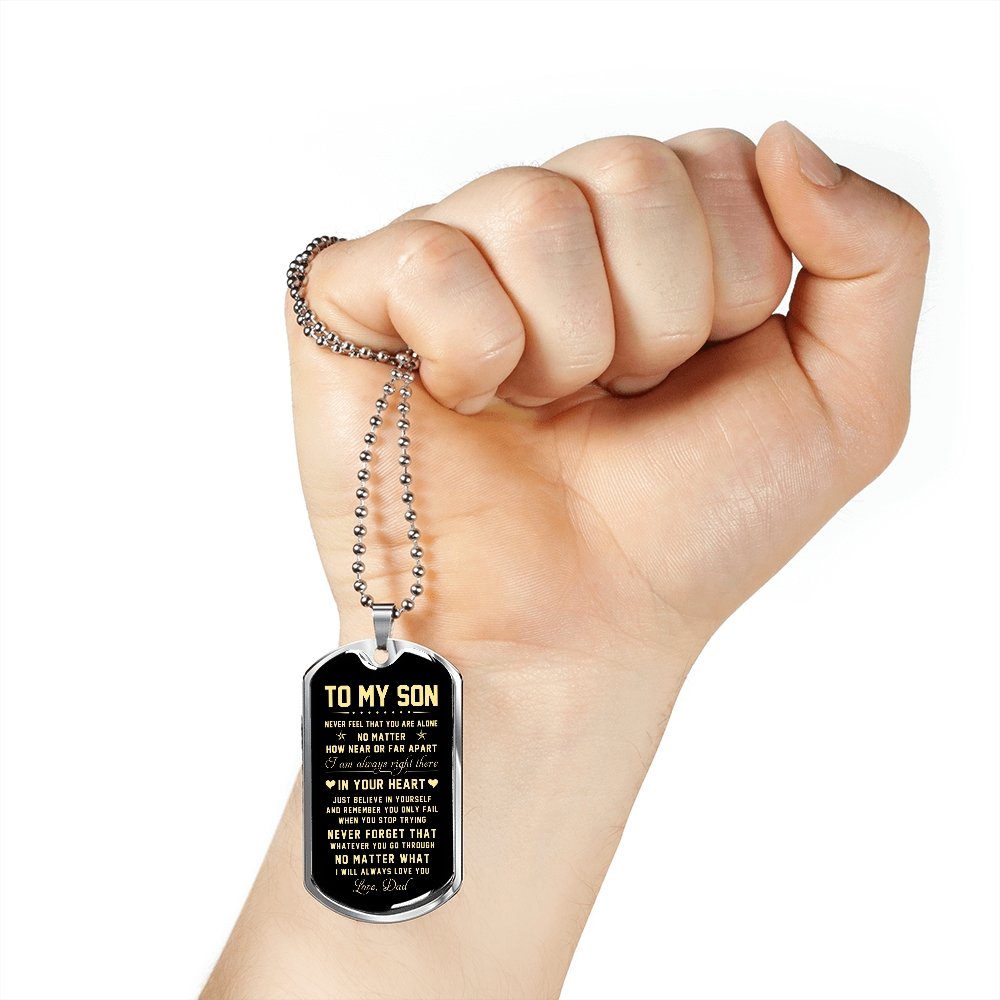 To My Son | Just Believe In Yourself | Jewelry | TageUnlimited