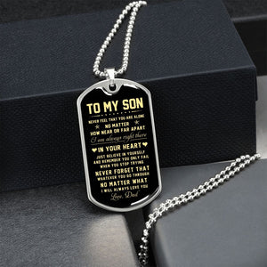 To My Son | Just Believe In Yourself | Jewelry | TageUnlimited