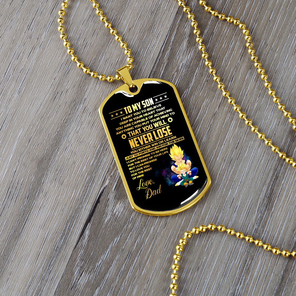 To My Son | Just Go Forth And Aim For The Skies | Jewelry | TageUnlimited