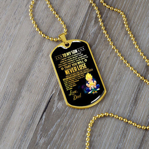 To My Son | Just Go Forth And Aim For The Skies | Jewelry | TageUnlimited