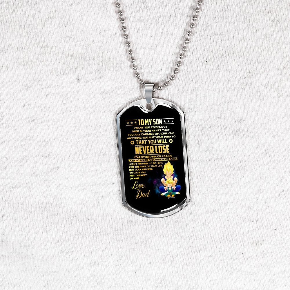 To My Son | Just Go Forth And Aim For The Skies | Jewelry | TageUnlimited