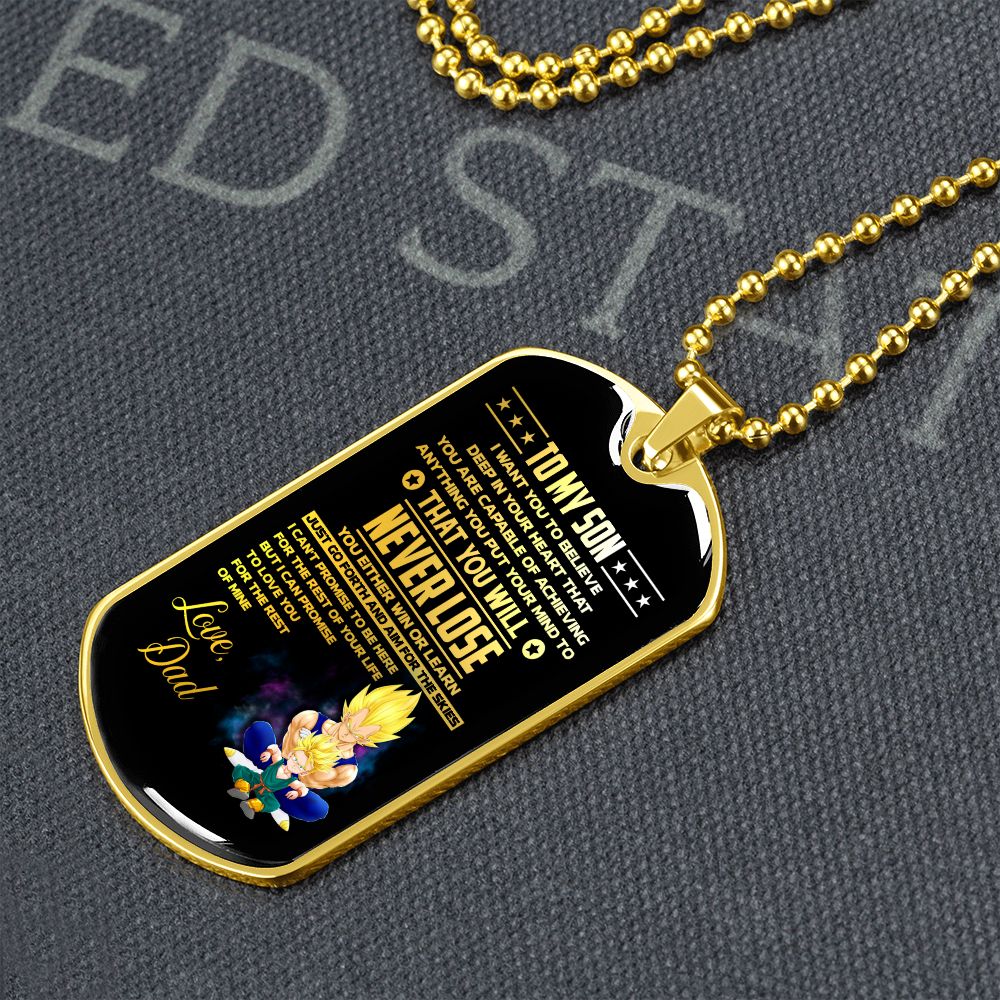To My Son | Just Go Forth And Aim For The Skies | Jewelry | TageUnlimited