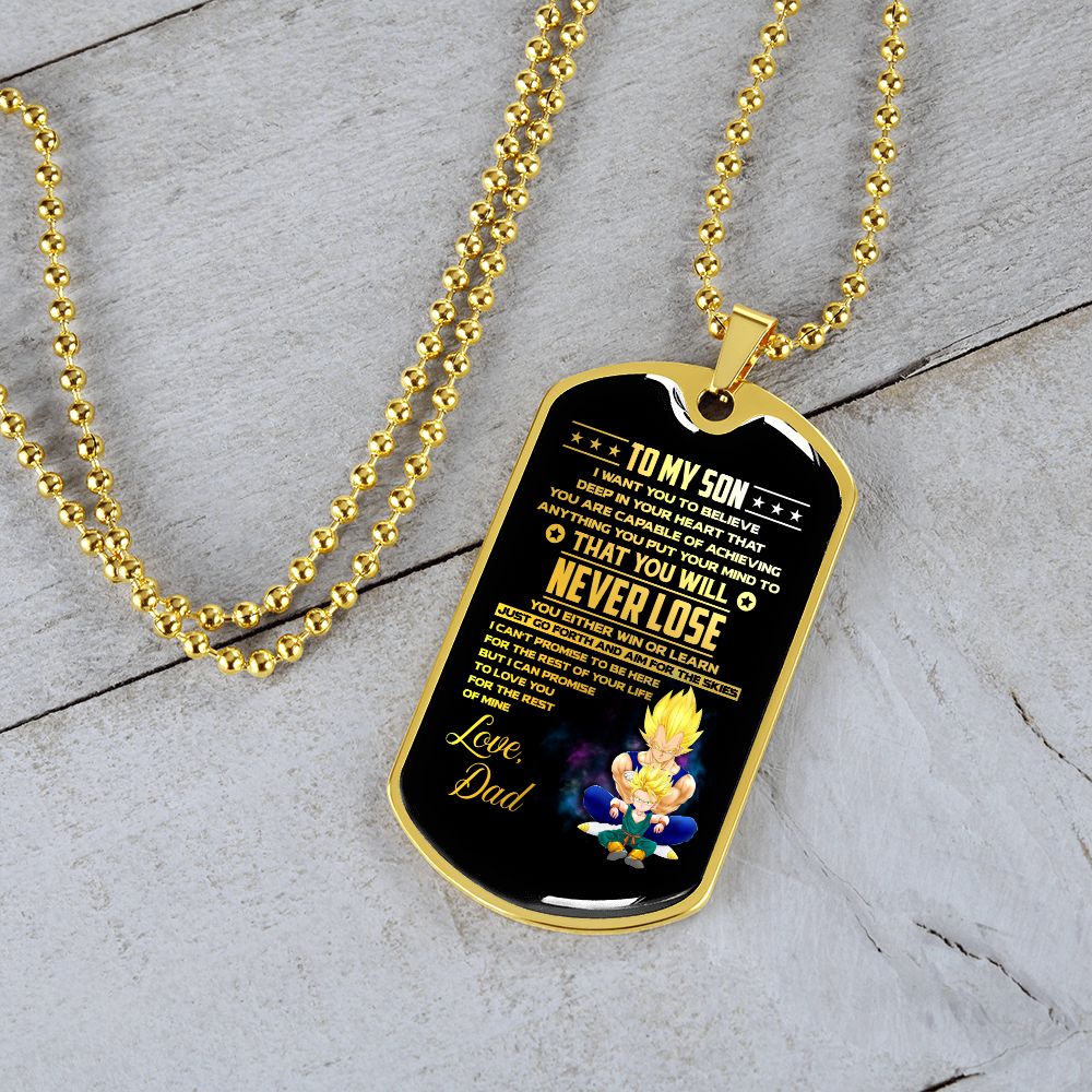 To My Son | Just Go Forth And Aim For The Skies | Jewelry | TageUnlimited