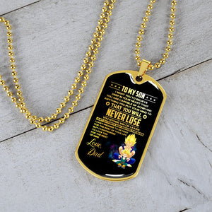 To My Son | Just Go Forth And Aim For The Skies | Jewelry | TageUnlimited