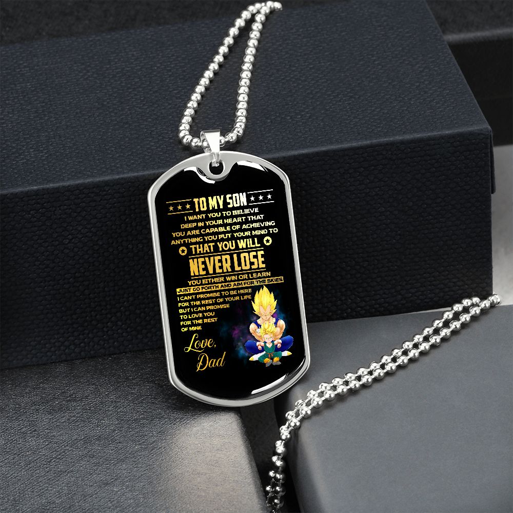 To My Son | Just Go Forth And Aim For The Skies | Jewelry | TageUnlimited