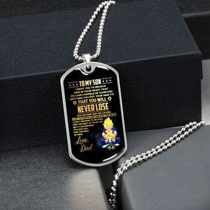 To My Son | Just Go Forth And Aim For The Skies | Jewelry | TageUnlimited