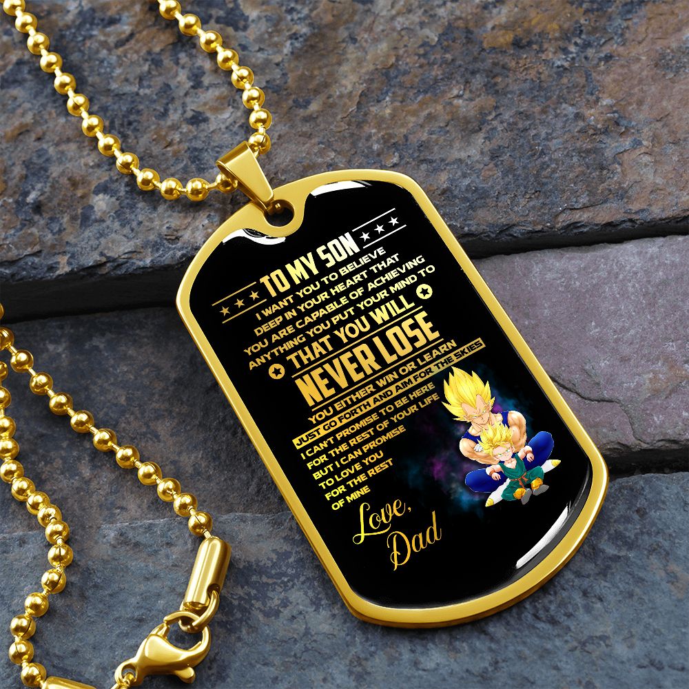 To My Son | Just Go Forth And Aim For The Skies | Jewelry | TageUnlimited