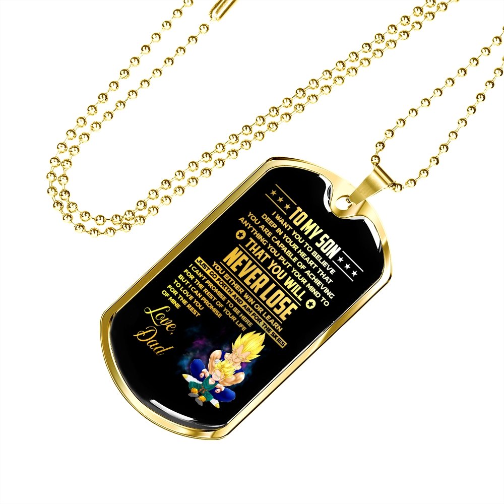 To My Son | Just Go Forth And Aim For The Skies | Jewelry | TageUnlimited