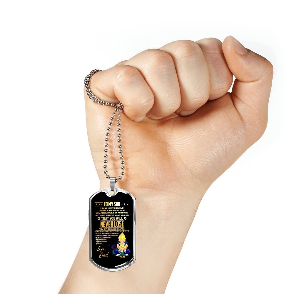 To My Son | Just Go Forth And Aim For The Skies | Jewelry | TageUnlimited