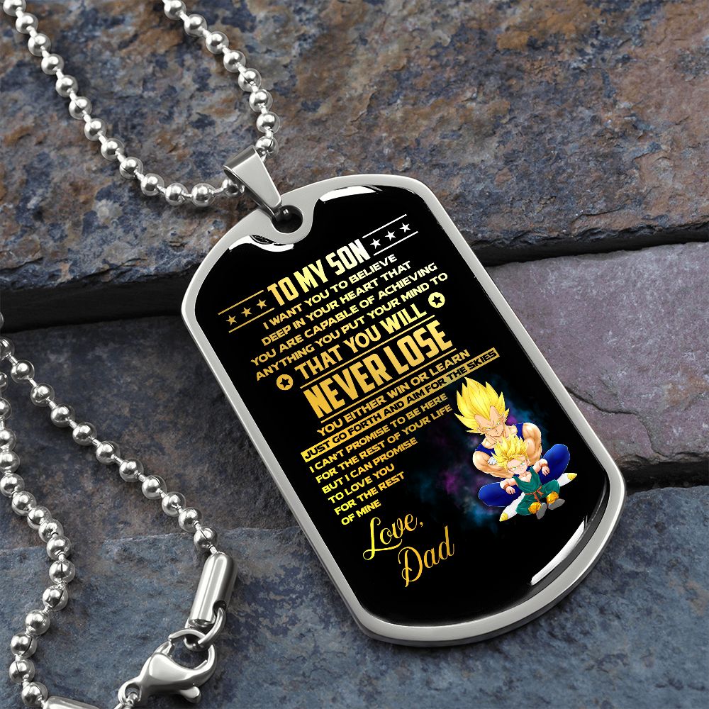 To My Son | Just Go Forth And Aim For The Skies | Jewelry | TageUnlimited