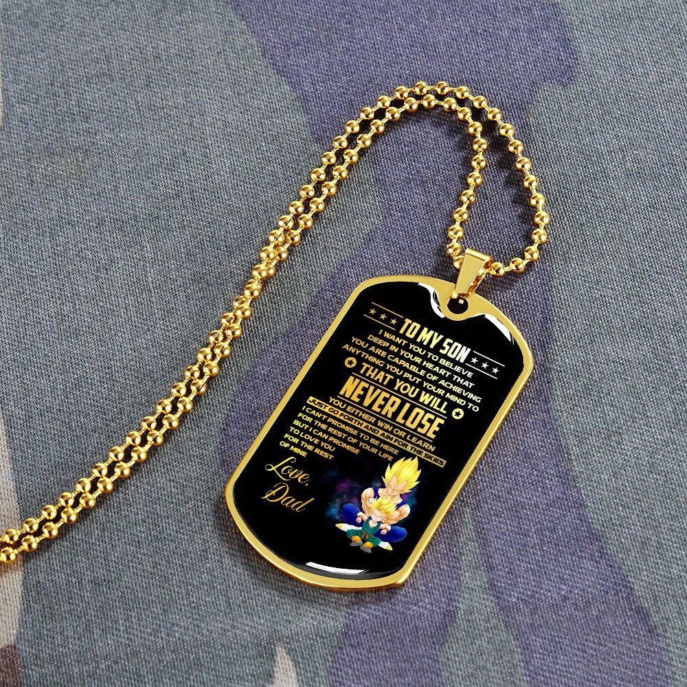To My Son | Just Go Forth And Aim For The Skies | Jewelry | TageUnlimited