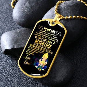 To My Son | Just Go Forth And Aim For The Skies | Jewelry | TageUnlimited