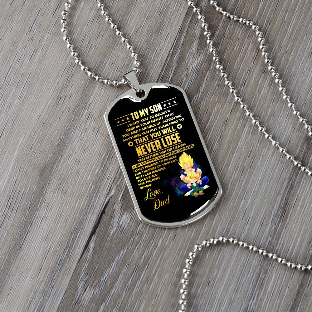 To My Son | Just Go Forth And Aim For The Skies | Jewelry | TageUnlimited