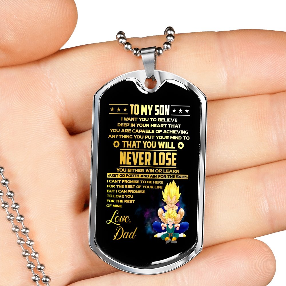 To My Son | Just Go Forth And Aim For The Skies | Jewelry | TageUnlimited