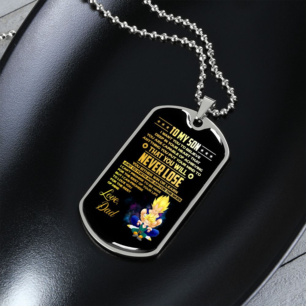 To My Son | Just Go Forth And Aim For The Skies | Jewelry | TageUnlimited