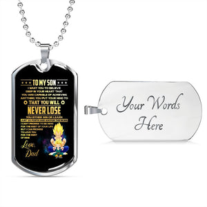 To My Son | Just Go Forth And Aim For The Skies | Jewelry | TageUnlimited