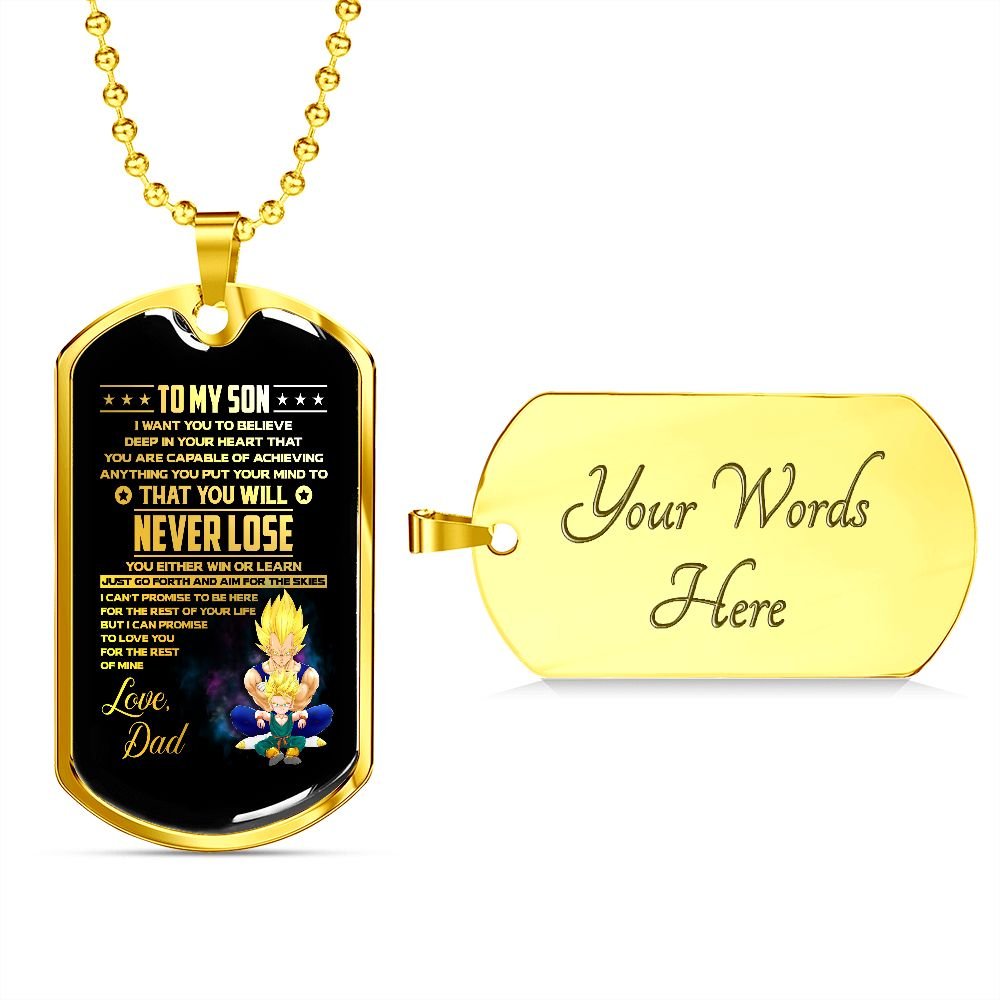 To My Son | Just Go Forth And Aim For The Skies | Jewelry | TageUnlimited