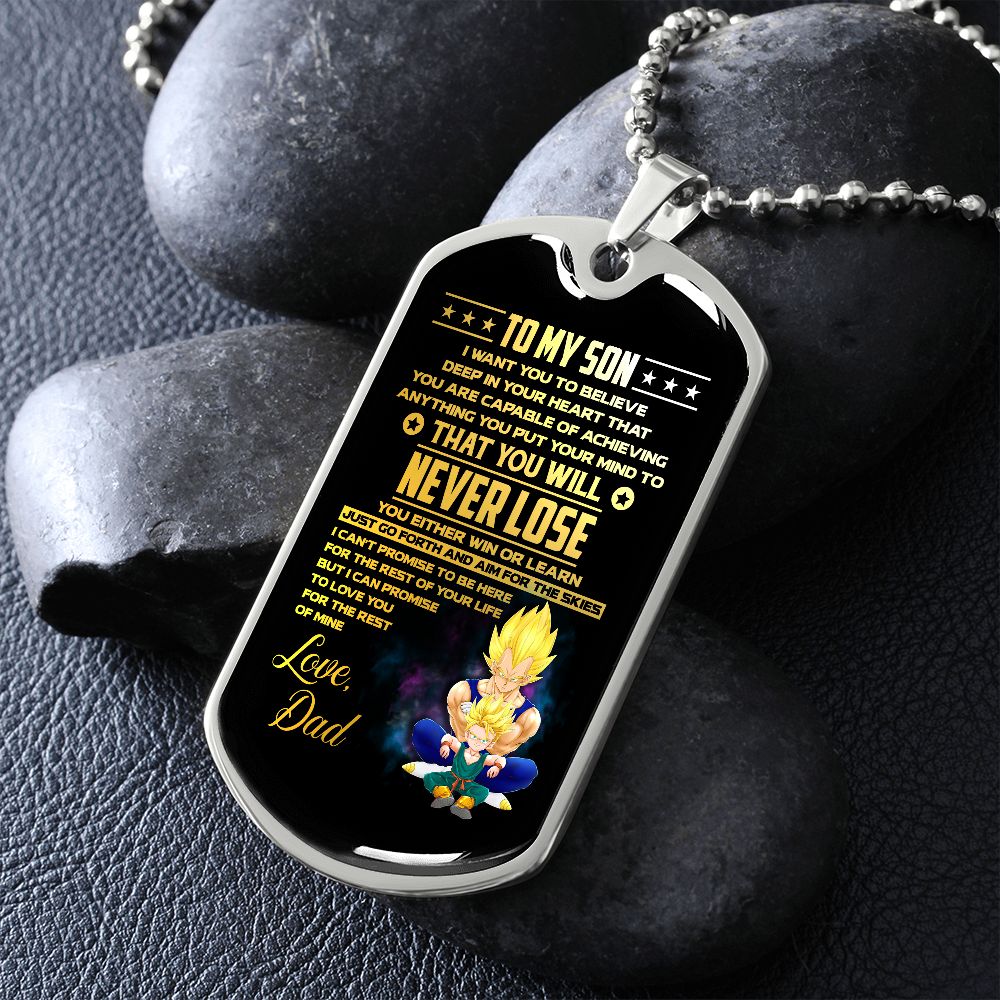 To My Son | Just Go Forth And Aim For The Skies | Jewelry | TageUnlimited