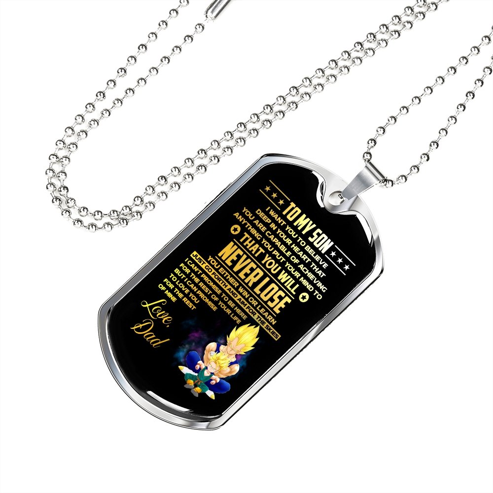 To My Son | Just Go Forth And Aim For The Skies | Jewelry | TageUnlimited