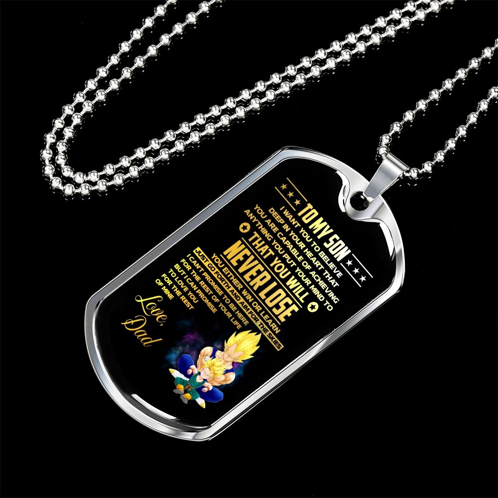 To My Son | Just Go Forth And Aim For The Skies | Jewelry | TageUnlimited