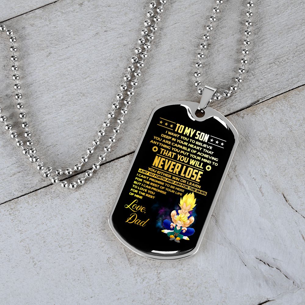 To My Son | Just Go Forth And Aim For The Skies | Jewelry | TageUnlimited