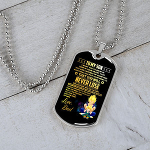 To My Son | Just Go Forth And Aim For The Skies | Jewelry | TageUnlimited