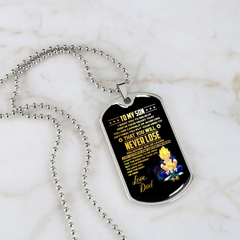To My Son | Just Go Forth And Aim For The Skies | Jewelry | TageUnlimited