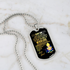 To My Son | Just Go Forth And Aim For The Skies | Jewelry | TageUnlimited