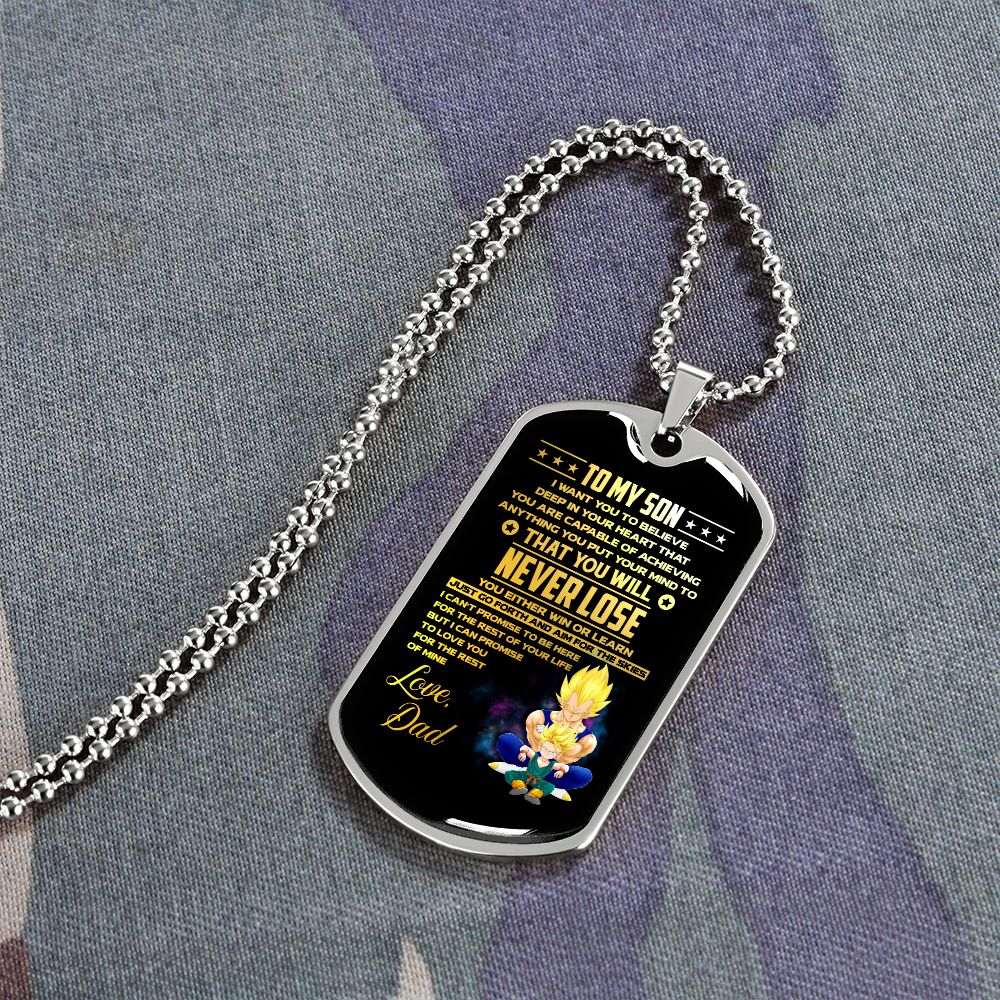To My Son | Just Go Forth And Aim For The Skies | Jewelry | TageUnlimited