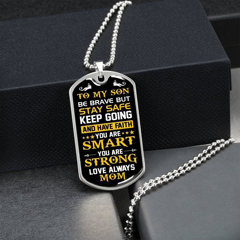 To My Son | Keep Going | Jewelry | A1014T, A1014TG, G007T, G007TG, lx-G007, PROD-1957285, PT-133, TNM-1, USER-43062 | TageUnlimited