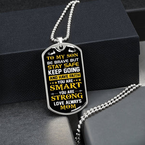 To My Son | Keep Going | Jewelry | A1014T, A1014TG, G007T, G007TG, lx-G007, PROD-1957285, PT-133, TNM-1, USER-43062 | TageUnlimited