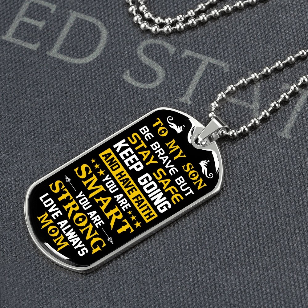To My Son | Keep Going | Jewelry | A1014T, A1014TG, G007T, G007TG, lx-G007, PROD-1957285, PT-133, TNM-1, USER-43062 | TageUnlimited