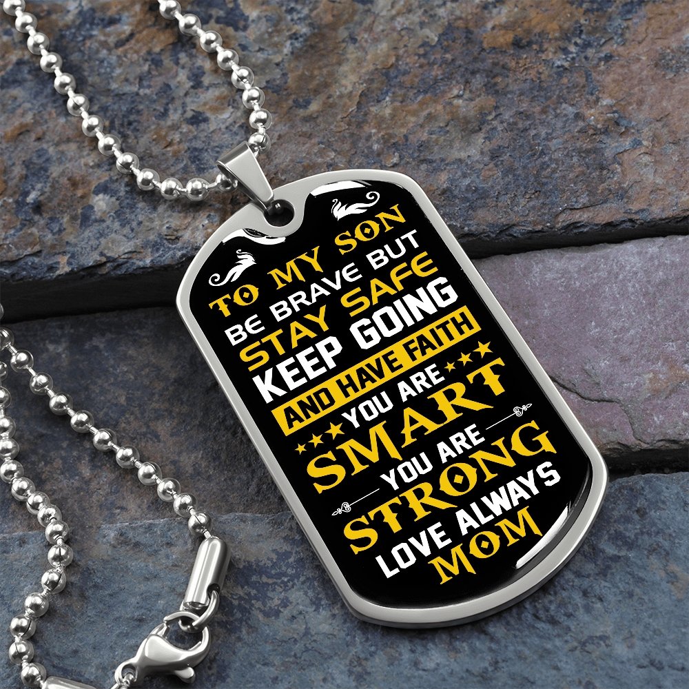 To My Son | Keep Going | Jewelry | A1014T, A1014TG, G007T, G007TG, lx-G007, PROD-1957285, PT-133, TNM-1, USER-43062 | TageUnlimited