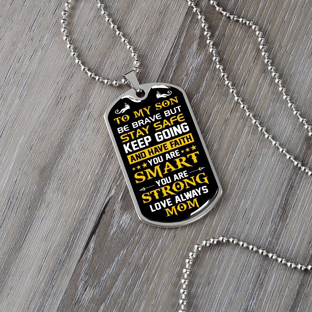 To My Son | Keep Going | Jewelry | A1014T, A1014TG, G007T, G007TG, lx-G007, PROD-1957285, PT-133, TNM-1, USER-43062 | TageUnlimited