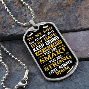 To My Son | Keep Going | Jewelry | A1014T, A1014TG, G007T, G007TG, lx-G007, PROD-1957285, PT-133, TNM-1, USER-43062 | TageUnlimited