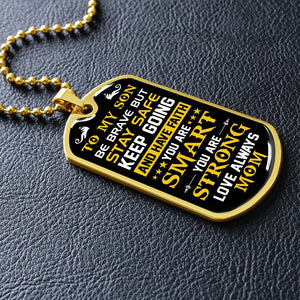To My Son | Keep Going | Jewelry | A1014T, A1014TG, G007T, G007TG, lx-G007, PROD-1957285, PT-133, TNM-1, USER-43062 | TageUnlimited