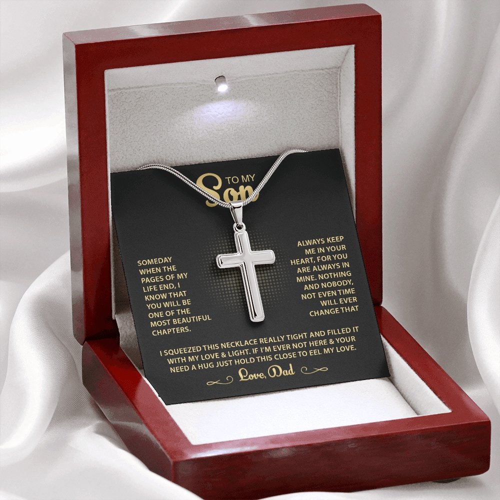 To My Son | Keep Me In Your Heart 💖🔥 | Jewelry | A1013T, E070T, lx-E070, PB23-WOOD, PROD-1600302, PT-966, TNM-1, USER-43062 | TageUnlimited