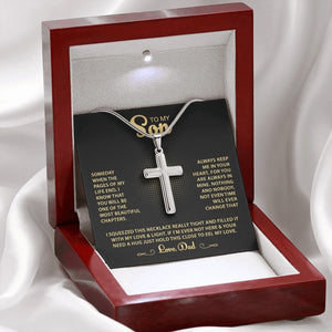 To My Son | Keep Me In Your Heart 💖🔥 | Jewelry | A1013T, E070T, lx-E070, PB23-WOOD, PROD-1600302, PT-966, TNM-1, USER-43062 | TageUnlimited
