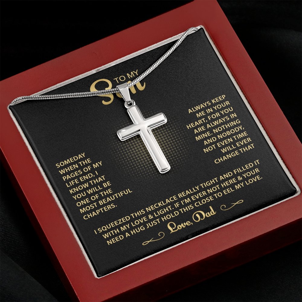 To My Son | Keep Me In Your Heart 💖🔥 | Jewelry | A1013T, E070T, lx-E070, PB23-WOOD, PROD-1600302, PT-966, TNM-1, USER-43062 | TageUnlimited