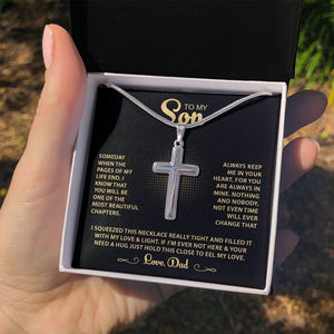 To My Son | Keep Me In Your Heart 💖🔥 | Jewelry | A1013T, E070T, lx-E070, PB23-WOOD, PROD-1600302, PT-966, TNM-1, USER-43062 | TageUnlimited