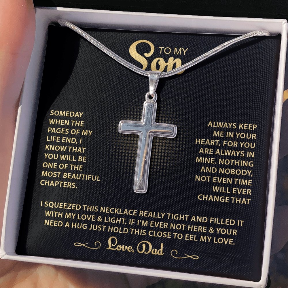 To My Son | Keep Me In Your Heart 💖🔥 | Jewelry | A1013T, E070T, lx-E070, PB23-WOOD, PROD-1600302, PT-966, TNM-1, USER-43062 | TageUnlimited
